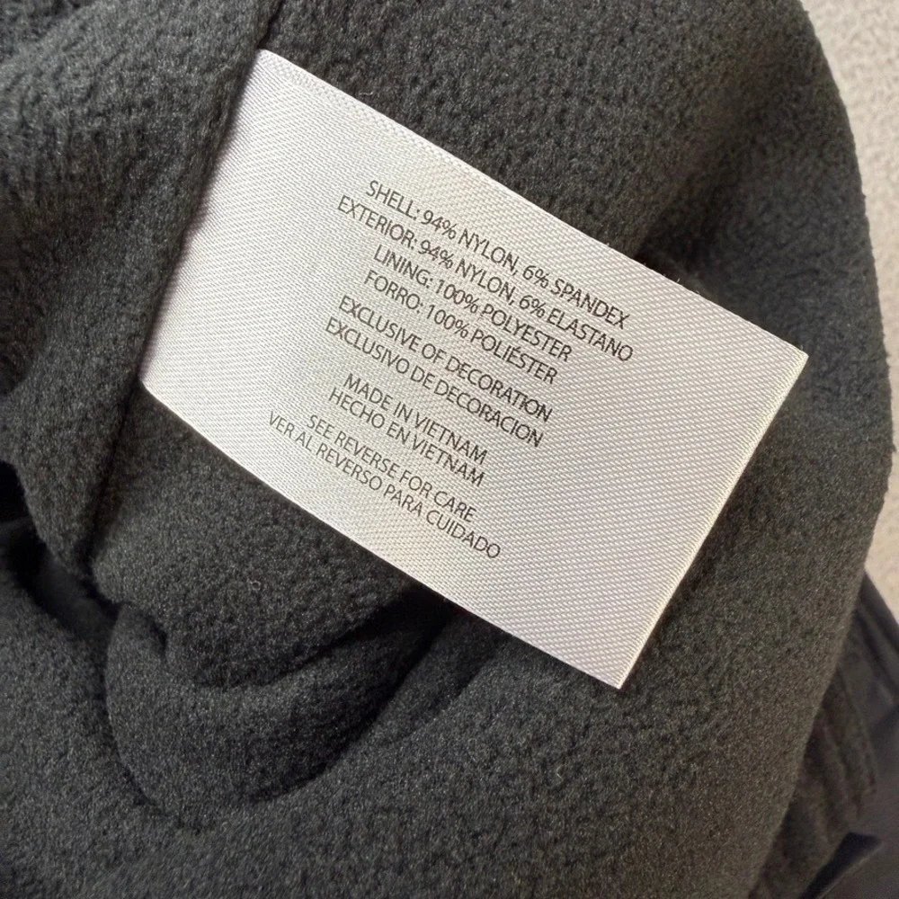 Orvis Fleece Lined Pant Straight Fit 40x30 Black Stretch Nylon‎ Outdoor Warm NWT
